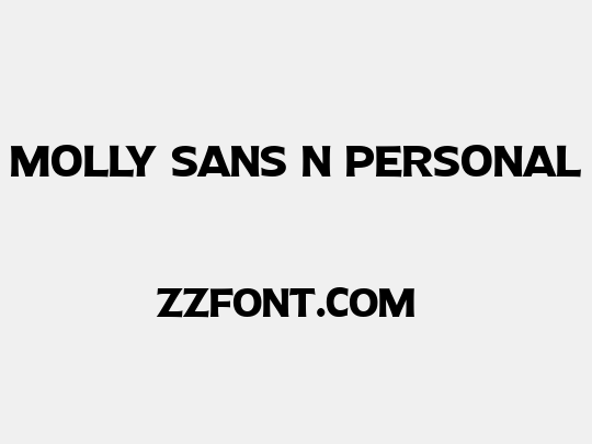 Molly Sans N PERSONAL