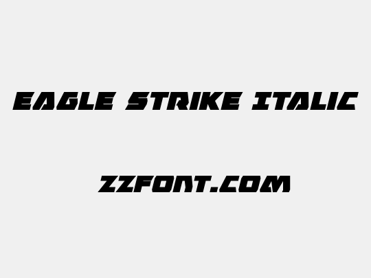Eagle Strike Italic