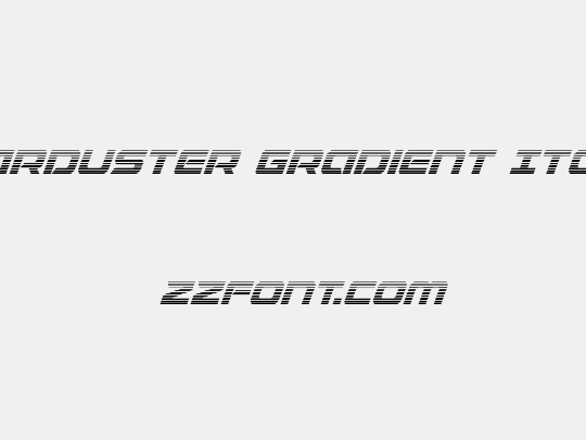 Starduster Gradient Italic