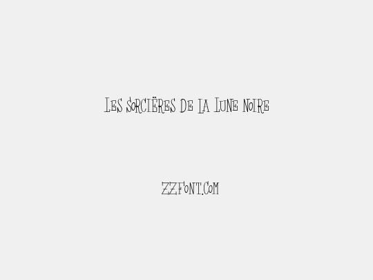 Les SorciËres de la Lune noire