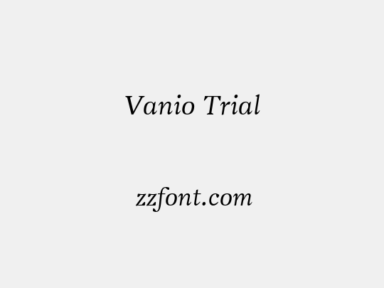 Vanio Trial