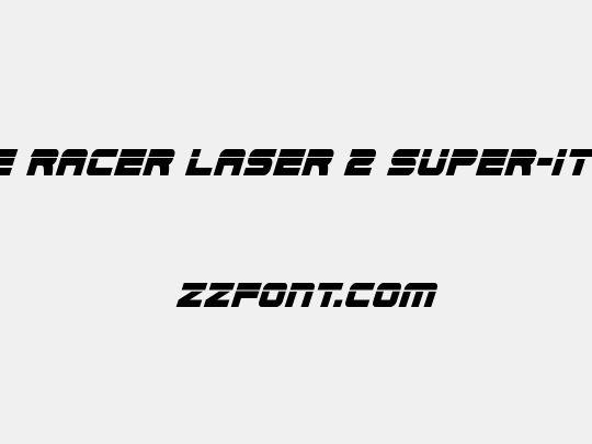 Edge Racer Laser 2 Super-Italic