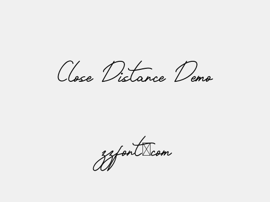 Close Distance Demo