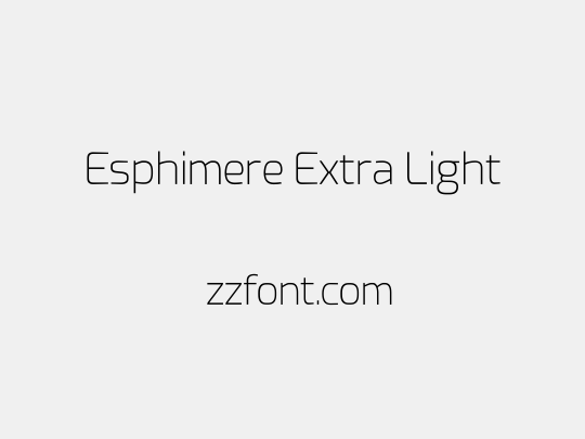 Esphimere Extra Light