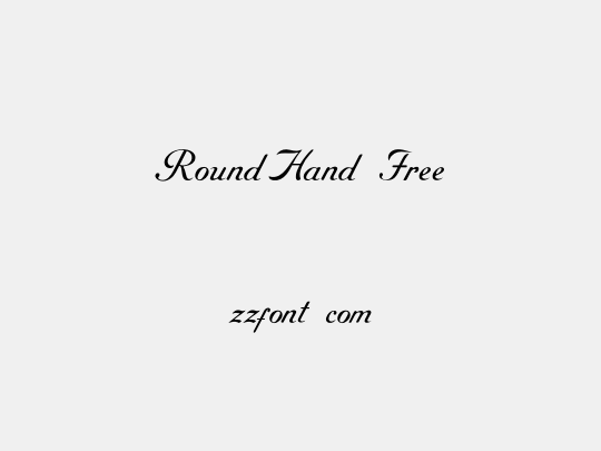 RoundHand Free