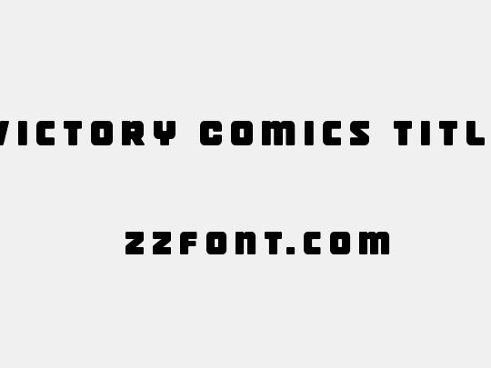 Victory Comics Title