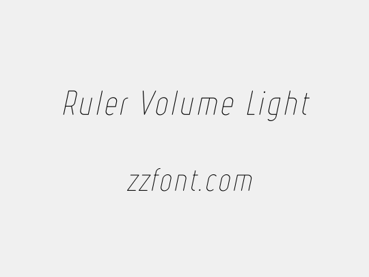 Ruler Volume Light