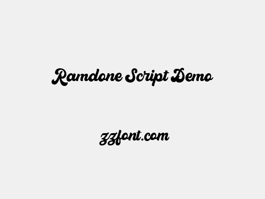 Ramdone Script Demo