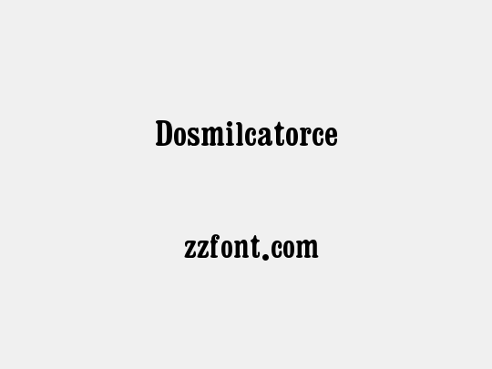 Dosmilcatorce