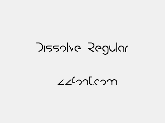 Dissolve Regular