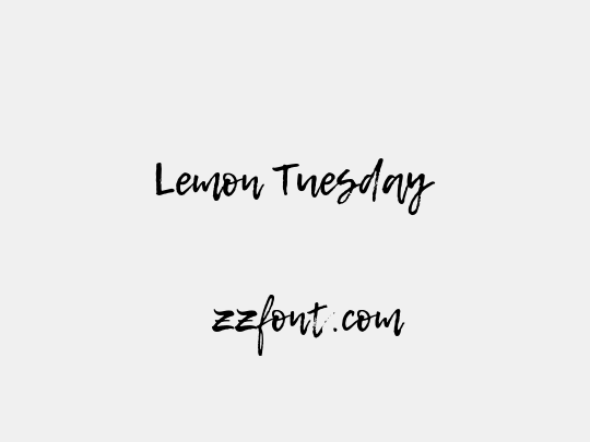 Lemon Tuesday