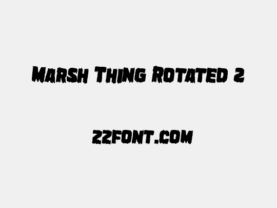 Marsh Thing Rotated 2