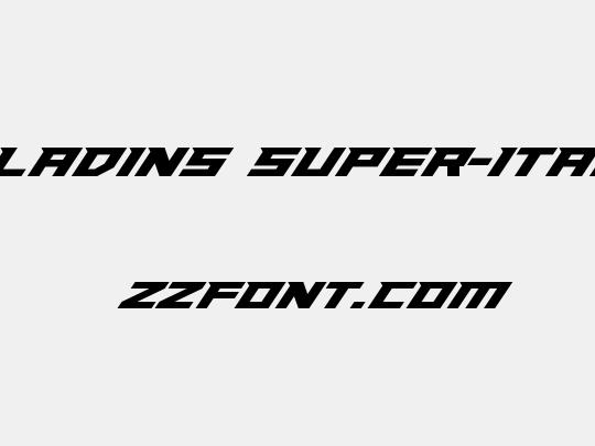 Paladins Super-Italic
