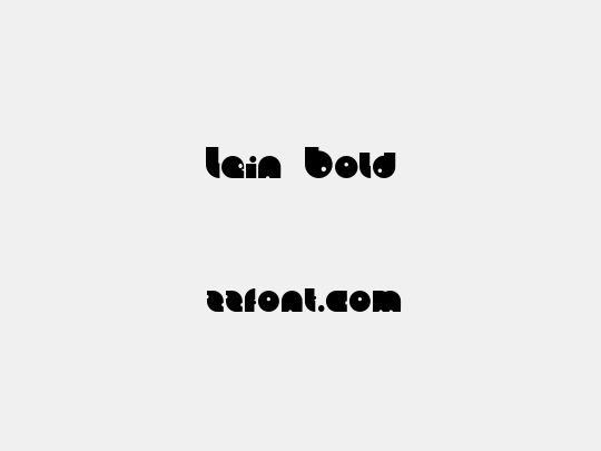 Lein Bold