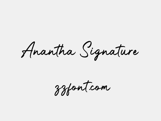 Anantha Signature