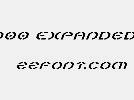 Year 3000 Expanded Italic