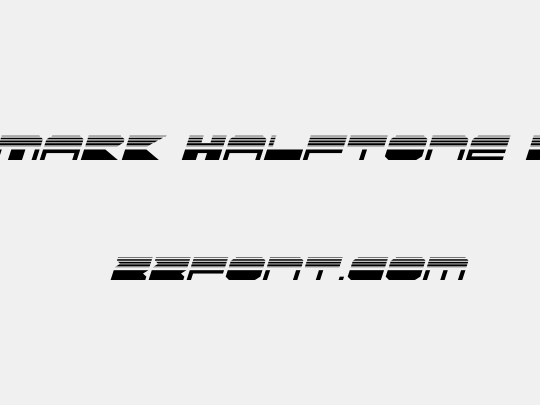 QuickMark Halftone Italic
