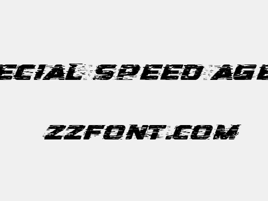 Special Speed Agent