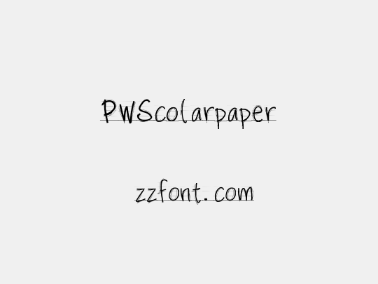 PWScolarpaper