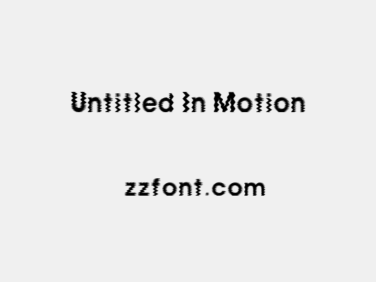 Untitled In Motion