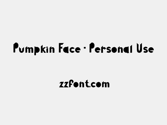 Pumpkin Face - Personal Use