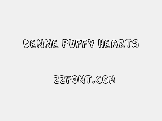 Denne Puffy-Hearts