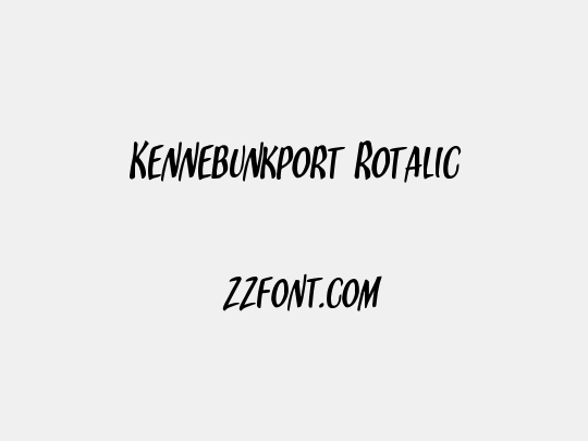 Kennebunkport Rotalic