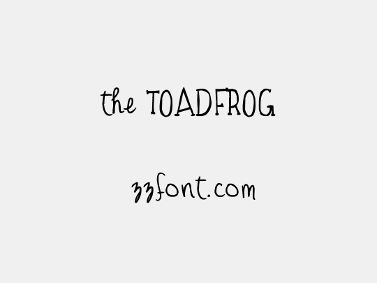 the TOADFROG