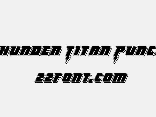 Thunder Titan Punch