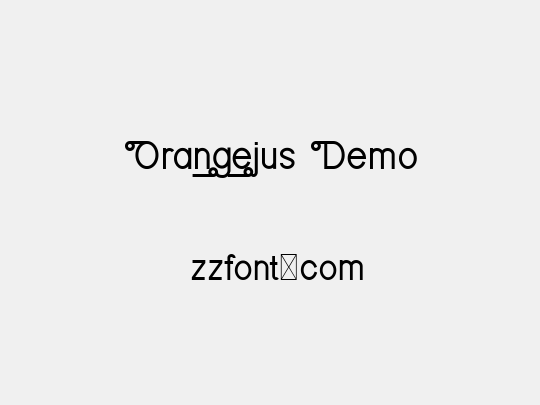 Orangejus Demo