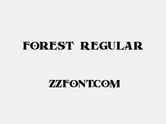 Forest Regular