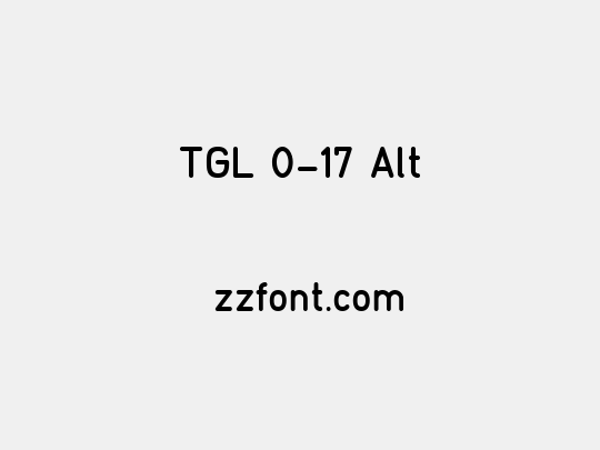 TGL 0-17 Alt