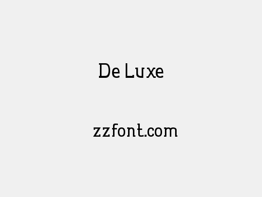 De Luxe
