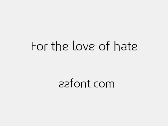 For the love of hate