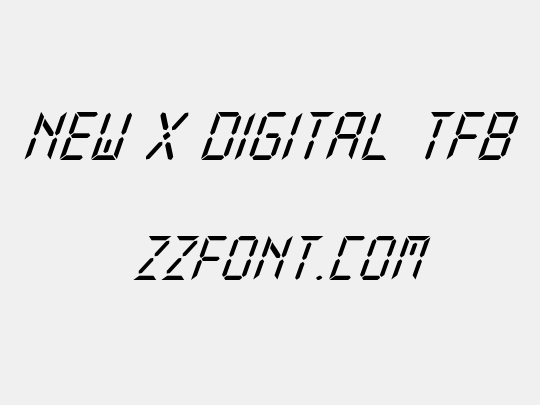 New X Digital tfb