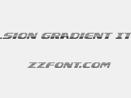 Xcelsion Gradient Italic
