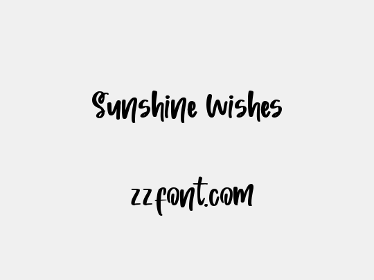 Sunshine Wishes