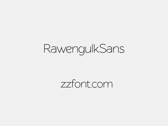 RawengulkSans