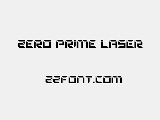 Zero Prime Laser
