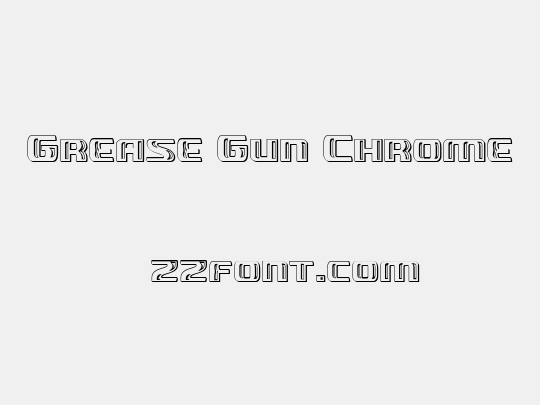 Grease Gun Chrome