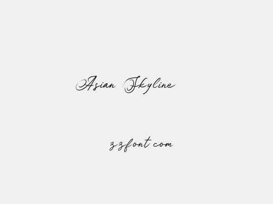 Asian Skyline DEMO