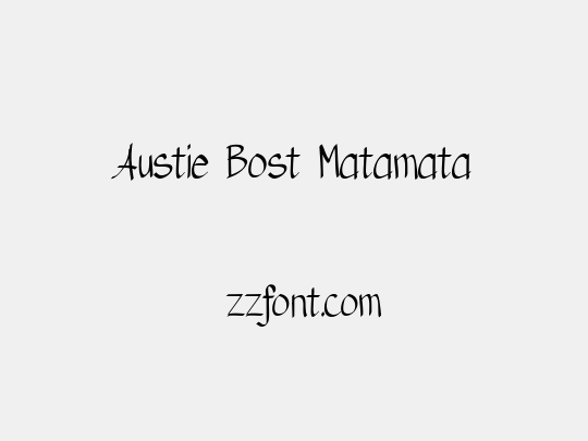 Austie Bost Matamata