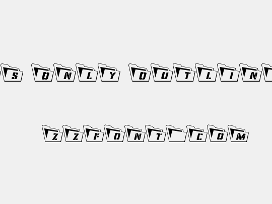 Eyes Only Outline 3D