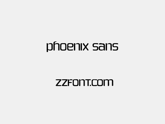 Phoenix Sans
