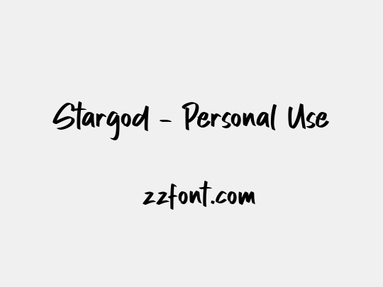Stargod - Personal Use