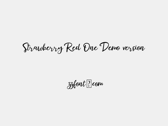 Strawberry Red One Demo version