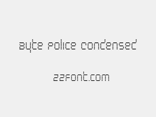 Byte Police Condensed