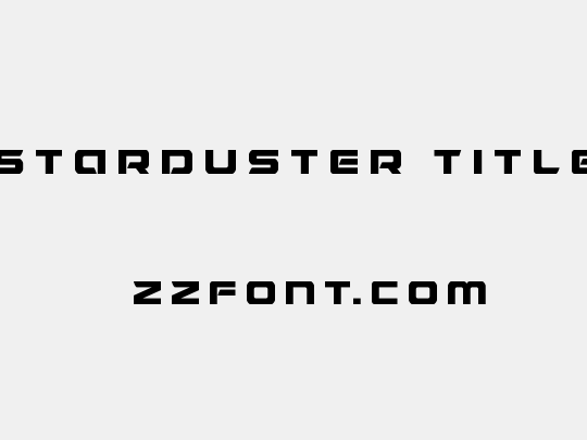 Starduster Title