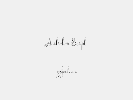 Australian Script