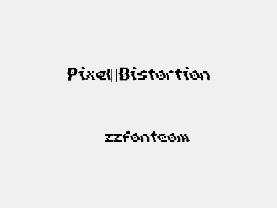 Pixel_Distortion